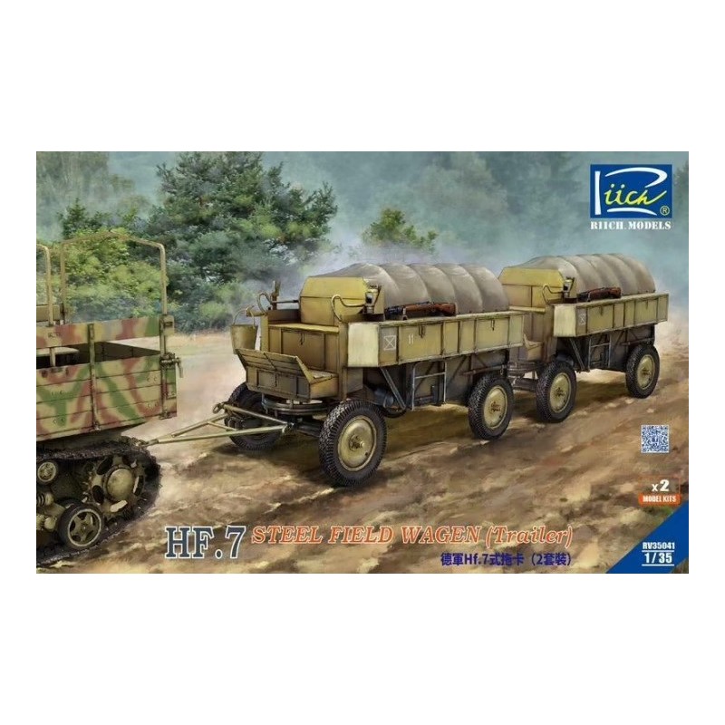 Carro de campaña de acero HF.7 (Remolque).