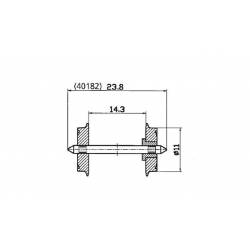 H0 standard wheel (x2).