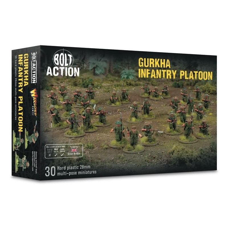 Section d’infanterie Gurkha.