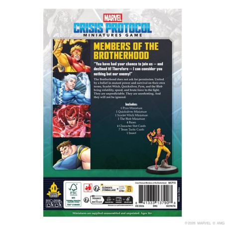 Comprar Marvel: Protocolo de Crise – Membros do Pacote de Afiliação à Irmandade | Pacote de Membros