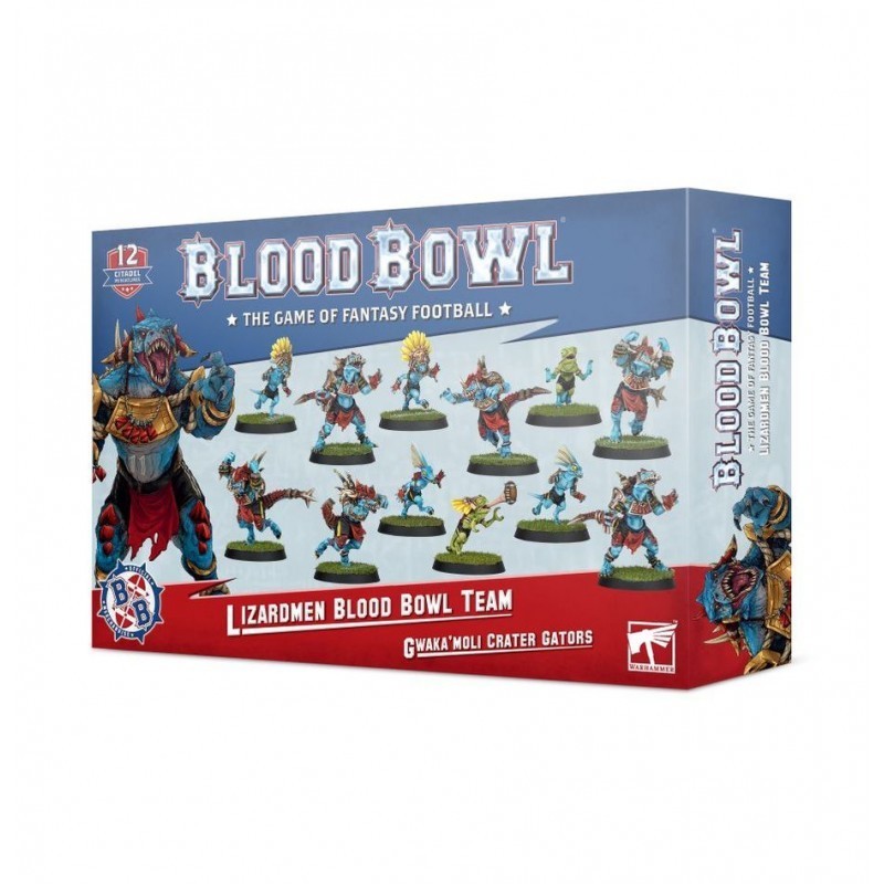 Team Blood Bowl Echsenmenschen: Alligatoren des Gwaka'moli-Kraters | Beschädigte Kiste.