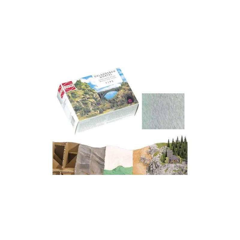 Masilla gris para relieve de secado lento. BUSCH 7590