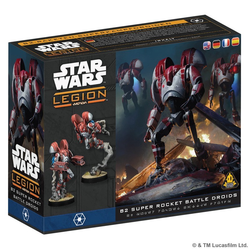 Achetez Star Wars : Legion – Super droïdes de combat lourd B2 avec boosters | Expansion séparatiste