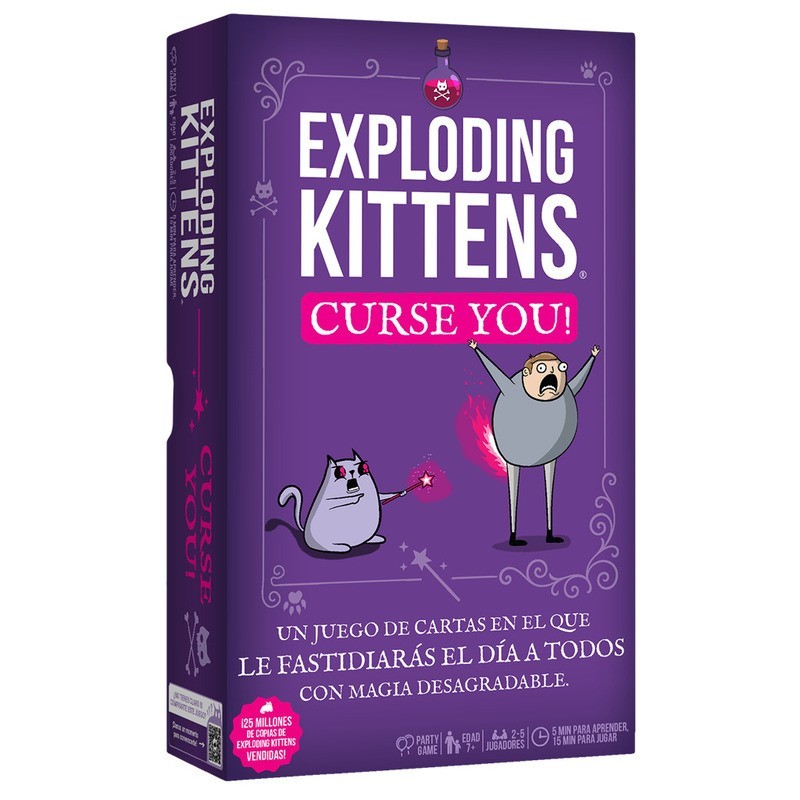 Compra EXPLODING KITTENS: Maldição | Jogo de cartas