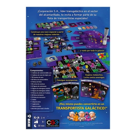 Galaxy Trucker Space Strategy Board Game by Devir – Buy at El Taller del Modelista