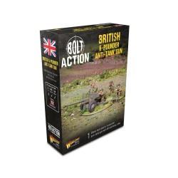 British 6-pounder anti-tank gun.