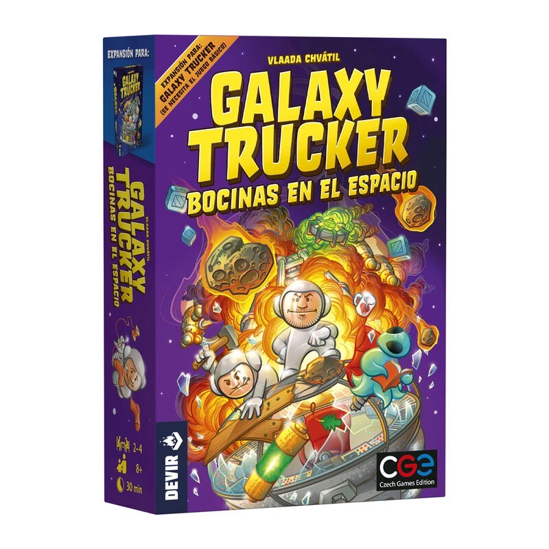 expansion del juego de mesa galaxy trucker bocinas en el espacio de devir - comprar en el taller del modelista