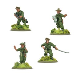 Kommandeure der Gurkha-Sektionen.