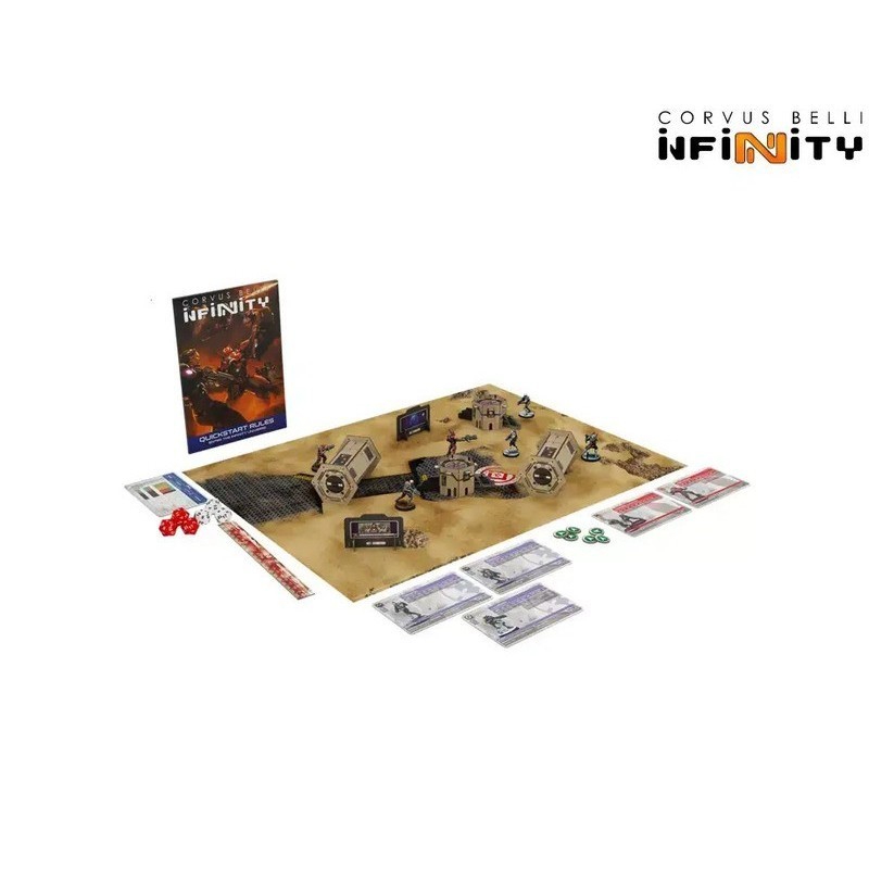 juego de miniaturas infinity essentials start here nomads - aleph de corvus belli - comprar