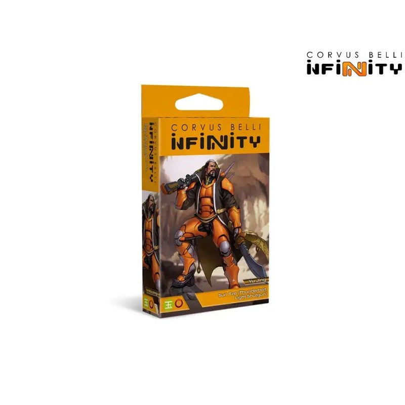 juego de miniaturas infinity Sun Tze (Thunderbolt, light shotgun) de corvus belli - comprar