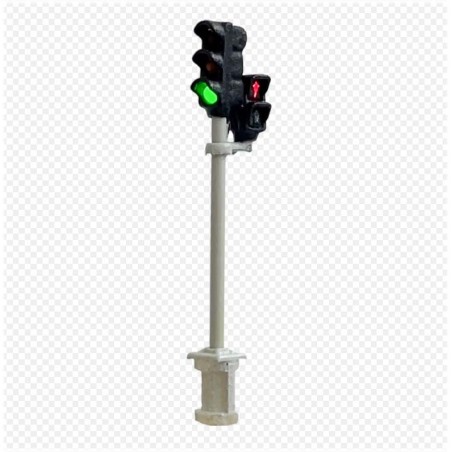Combined traffic lights, left.