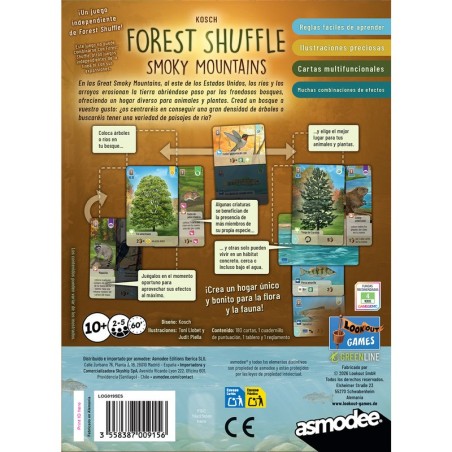 Forest Shuffle: Smoky Mountains Card Game by Lookout Games – Buy at El Taller del Modelista