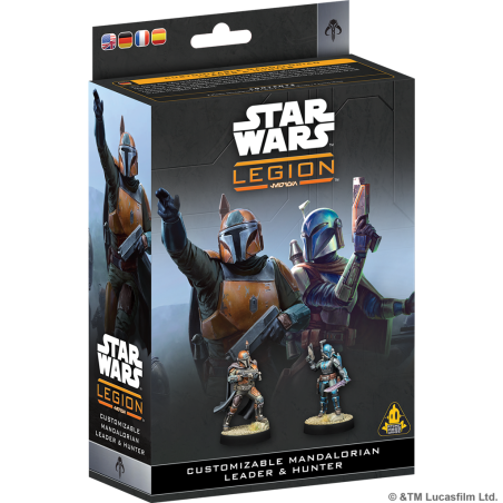 Star Wars: Legion – Customizable Mandalorian Leader and Hunter Miniature Game by Atomic Mass Games – Buy