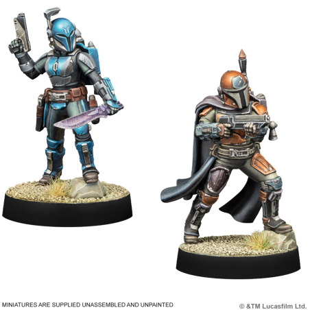 Star Wars: Legion – Customizable Mandalorian Leader and Hunter Miniature Game by Atomic Mass Games – Buy