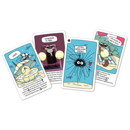 Otters family card game by Rebel Studio – buy at El Taller del Modelista