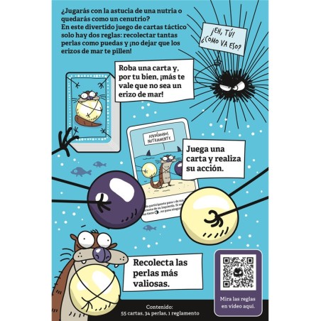 Otters family card game by Rebel Studio – buy at El Taller del Modelista