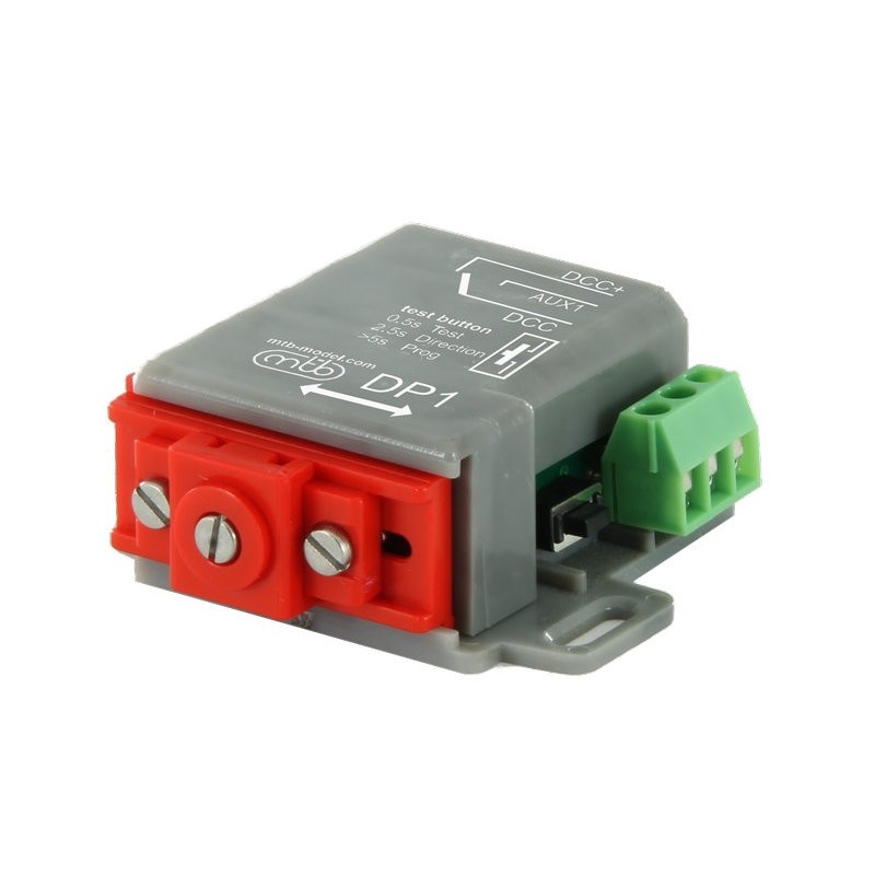 Basic model railway switch with DCC.