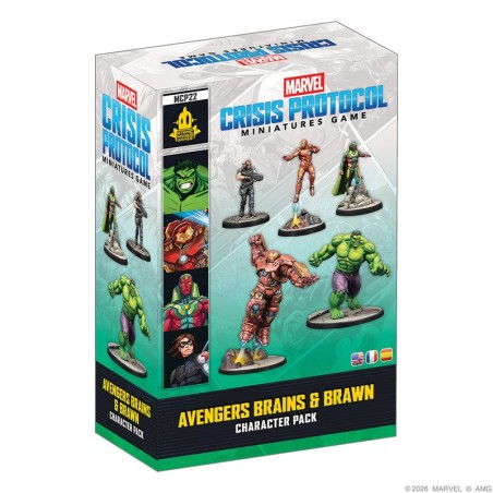 juego de miniaturas marvel crisis protocol brains & brawn de atomic mass games - comprar
