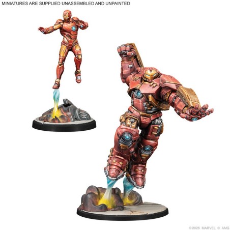 juego de miniaturas marvel crisis protocol brains & brawn de atomic mass games - comprar