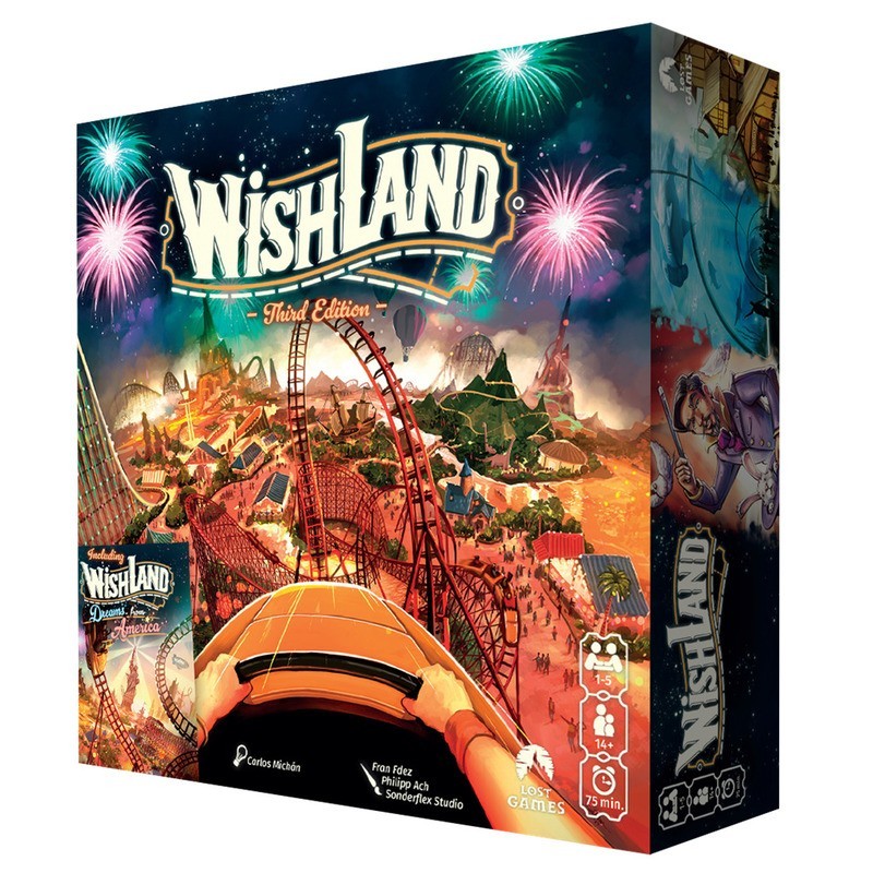 juego de mesa de parques de atracciones wishland big box de asmodee - comprar