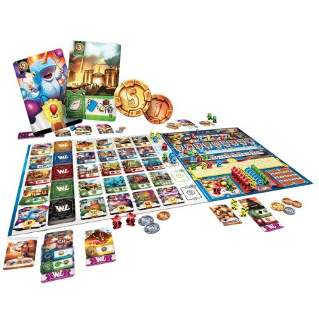 Wishland Grande Caixa | Jogo de Tabuleiro de Parque Temático