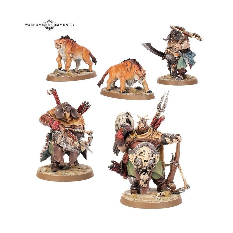Hunters with Sabrefangs.