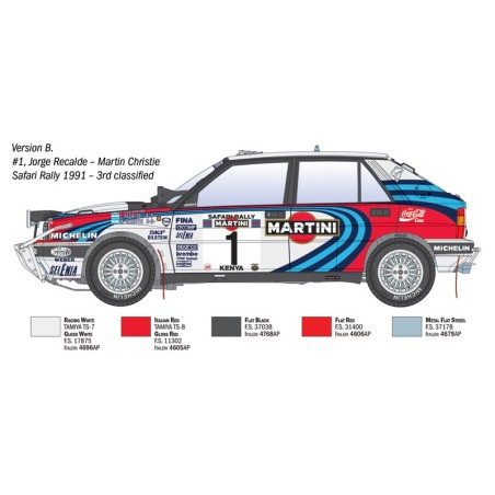 Lancia Delta HF Safari Integrale 16V - Safari Rally 1991.