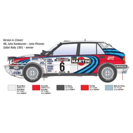Lancia Delta HF Safari Integrale 16V - Safari Rally 1991.