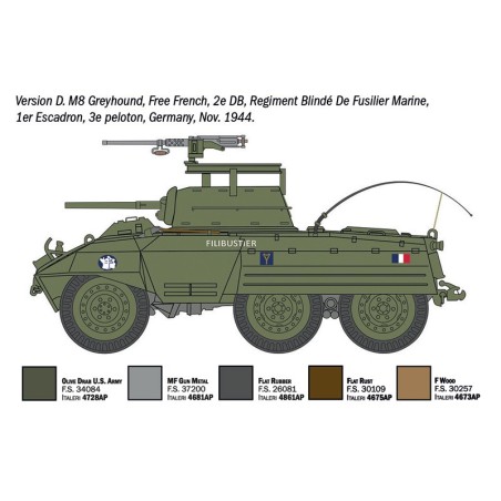 M8 Greyhound & M20 Armored Utility Car.