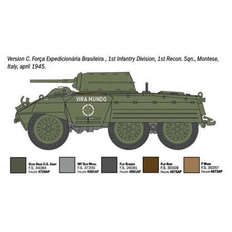 M8 Greyhound et véhicule utilitaire blindé M20