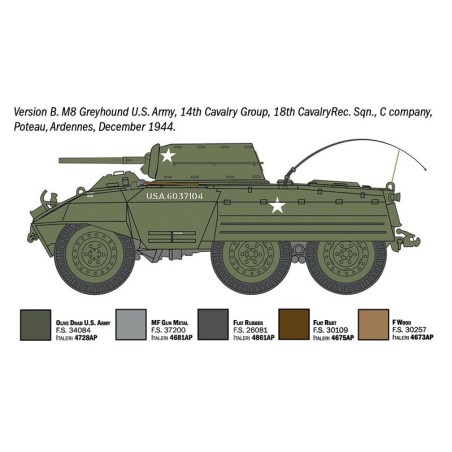 M8 Greyhound & M20 Armored Utility Car.