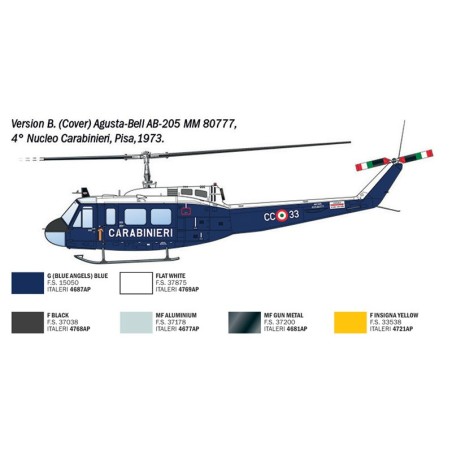 Agusta-Bell AB-205 / Bell UH-1D - SAR.