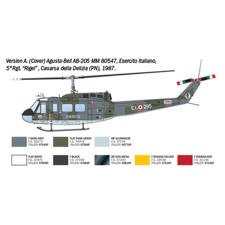 Agusta-Bell AB-205 / Bell UH-1D - SAR.