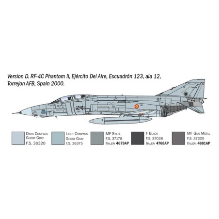 McDonnell Douglas RF-4 C/E Phantom II.