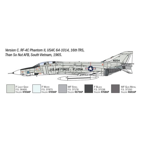 McDonnell Douglas RF-4 C/E Phantom II.