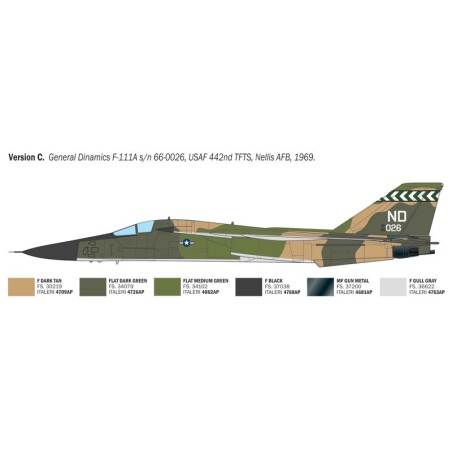 General Dynamics F-111 A Aardvark.