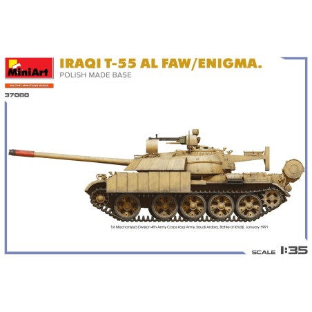 T-55 IRAQUIANO AL FAW/ENIGMA. Base de Produção Polaca.
