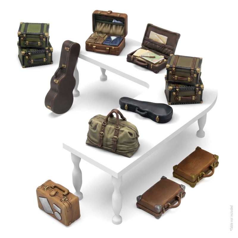Suitcases.