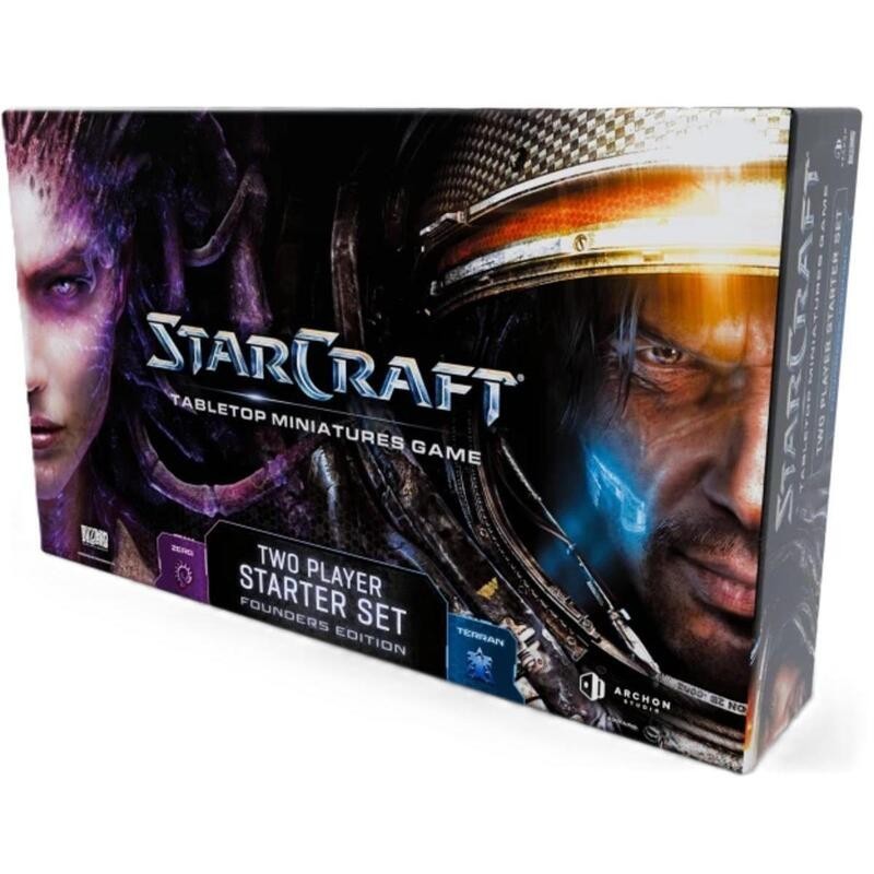 juego de miniaturas starcraft two player starter set founders edition de archon studio - comprar