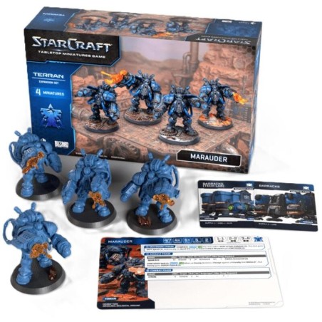 juego de miniaturas starcraft marauder de archon studio - comprar en el taller del modelista