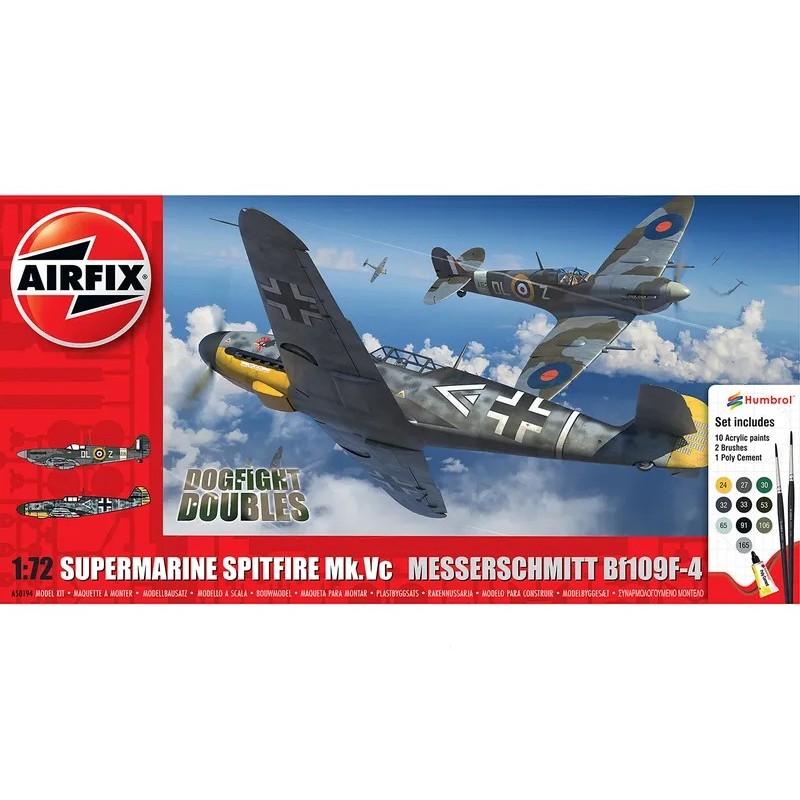 Supermarine Spitfire Mk.Vc vs Bf109F-4.