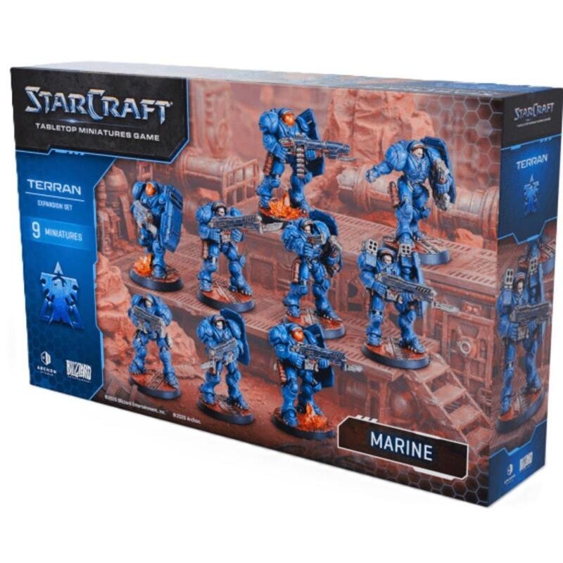 juego de miniaturas starcraft marine de archon studio - comprar en el taller del modelista