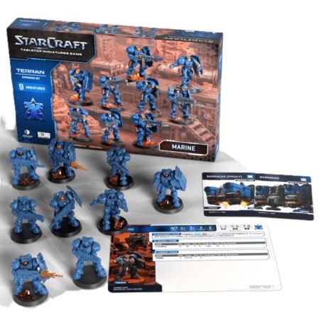 StarCraft Marine | Extension des miniatures terriennes