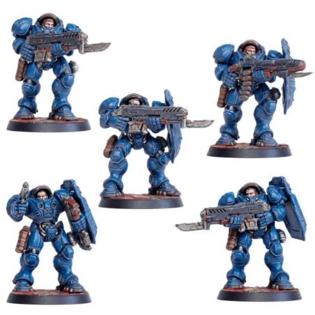 juego de miniaturas starcraft marine de archon studio - comprar en el taller del modelista