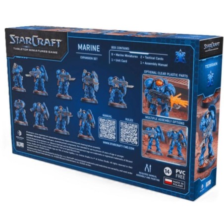 Buy StarCraft Miniature Game: Terran Marine Expansion Pack by Archon Studio at El Taller del Modelista