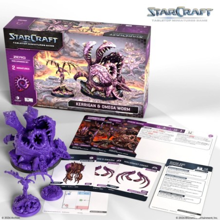 juego de miniaturas starcraft kerrigan & omega de archon studio - comprar en el taller del modelista