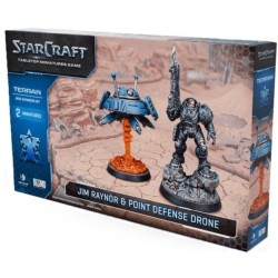 StarCraft : Jim Raynor & Drone de défense ponctuelle - Héros terrien.