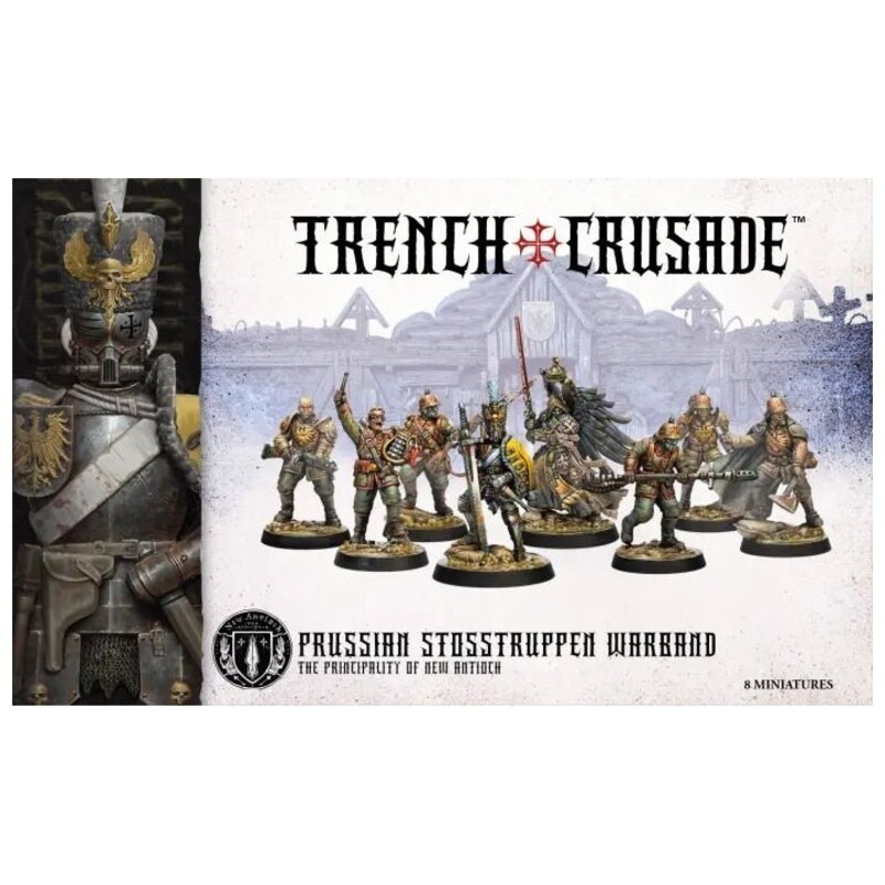 juego de miniaturas trench crusader prussian stosstrupper warband de archon studio - comprar