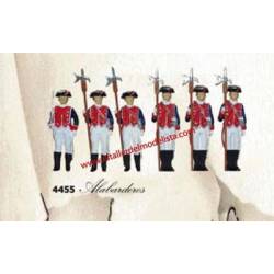 Royal Guard: halberdiers.