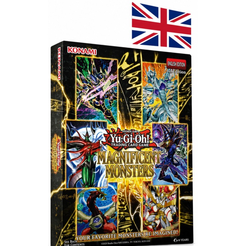 juego de cartas coleccionables yugioh magnificent monsters en inglés de Konami - comprar